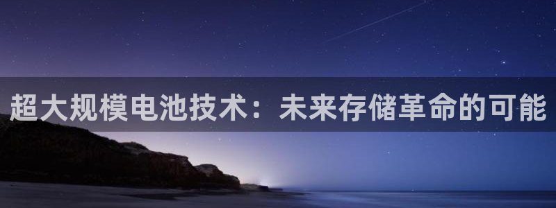 TP钱包官方网网站下载：超大规模电池技术：未来存储革命的可能